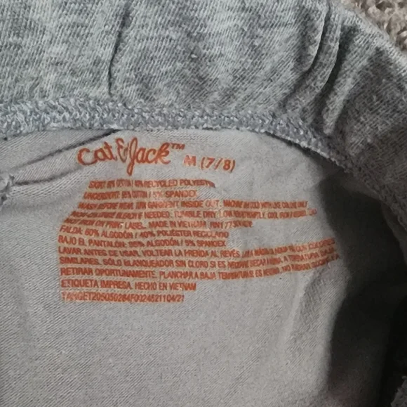 Girls gray skort - Picture 2 of 2